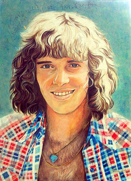 Peter Frampton Signed Portrait