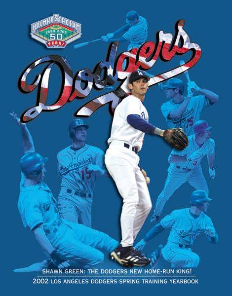 2002 LA Dodgers Spring Training Program