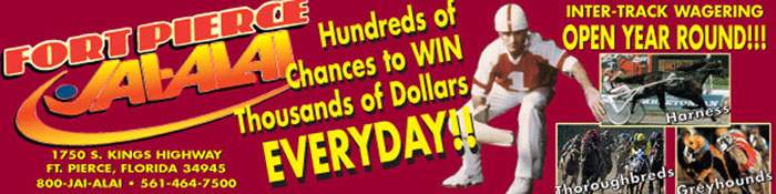 Ft. Pierce Jai-Alai Billboard